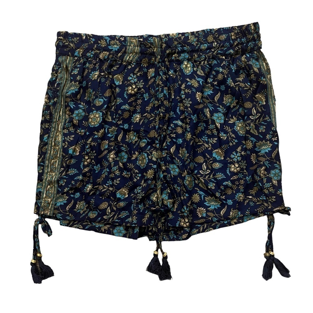Anthropologie Raga XS, Small Sapphire Drawstring Shorts Bohemian NWT